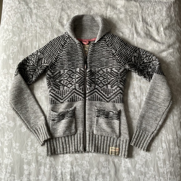 Triple Five Soul Heather Grey Knit Sweater - Picture 8 of 11